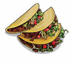 Tacos Clipart Mexico - Clipart Mexican Food Png, Transparent ...