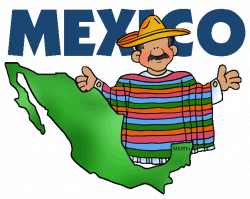 Mexico Clip Art by Phillip Martin, Mexico Map