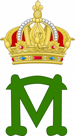 File:Imperial Monogram of Emperor Maximilian I of Mexico, Variant 3 ...