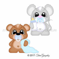 Snuggle Babies - Bear & Mouse | CHRISTMAS | Pinterest | Mice, Bears ...