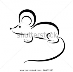 rat outline - Google Search | Tattoos | Mouse tattoos ...