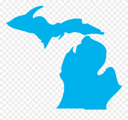 Michigan Based - State Of Michigan Clipart (#3379504 ...