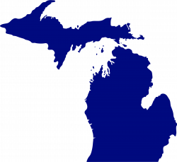Clipart - state of Michigan