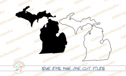 Michigan clipart Michigan vector Michigan state svg Michigan cut file  Michigan svg Michigan printable Michigan svg files Mi svg Mi vector