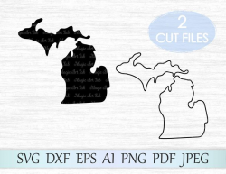 Michigan state svg, Michigan silhouette, Michigan vector, Michigan clipart,  Michigan svg, Michigan cricut, Michigan cut file, MI svg file