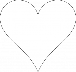 6 Free Printable Heart Templates | Pinterest | Heart template ...