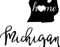 Michigan clip art | Etsy