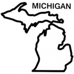 Image result for printable outline of michigan | Arts ...