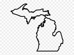 Michigan map outline