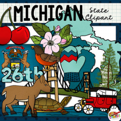 Michigan State Clip Art