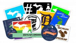 Michigan natives show 'Mitten Pride' with custom stickers - Custom ...