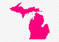 State Of Michigan Transparent Clipart (#3379492) - PinClipart