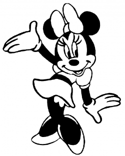mickey mouse black and white Minnie mouse black and white ...