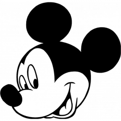 Free Mickey Mouse Black And White Face, Download Free Clip ...