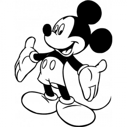Mickey mouse black and white mickey mouse clip art free ...
