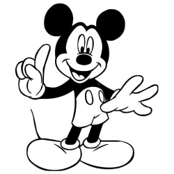 Mickey Mouse Black And White Clipart Panda Free Clipart ...