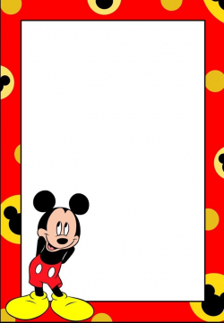 MICKEY MOUSE | BORDERS,STATIONARY,BACKGROUNDS | Mickey mouse ...