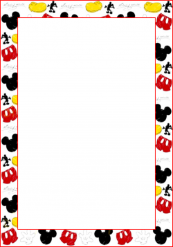 Mickey Mouse Border Clipart | Free download best Mickey ...