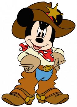Mickey Mouse Western Clipart