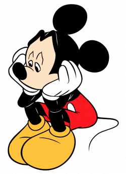 Sad Mickey Clipart