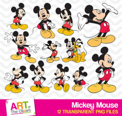 Mickey Mouse Clipart, High Resolution Mickey Mouse Images, Mickey Mouse  Birthday Party, Disney PNG Files, Disney Printables, art-016