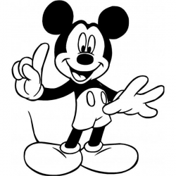 Mickey Mouse Clip Art Silhouette | Clipart Panda - Free ...