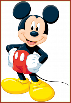 Astonishing Mickey Mouse Shoe Die Cut Https Listing For Clipart ...