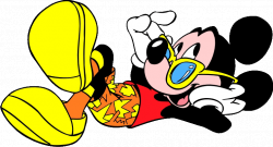 Mickey Mouse Beach/Water Clipart