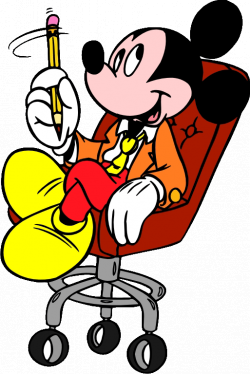 Mickey Mouse Occupations Clipart