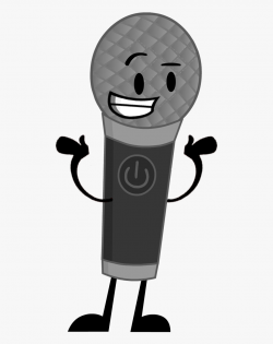 Microphone Clipart Black Object - Inanimate Insanity 2 ...