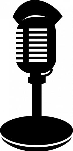 Condenser Microphone With Stand And Lips Svg Png Icon Free Download ...