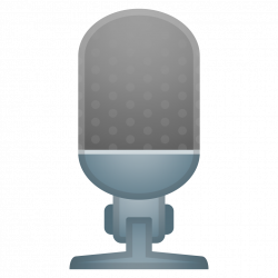 Studio microphone Icon | Noto Emoji Objects Iconset | Google