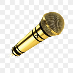 Golden Microphone PNG Images | Vector and PSD Files | Free ...