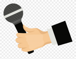 Big Image - Microphone In Hand Clipart - Png Download ...