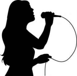 Girl singing into microphone clipart singing clipart ...