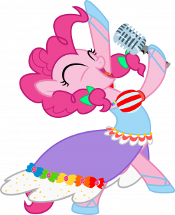 Image - Pinkie Pie singing with mic out in pigtails.png | My Little ...