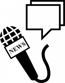 News Microphone And Speech Bubbles Svg Png Icon Free Download ...