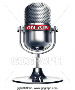 Clipart - On air. Stock Illustration gg67979555 - GoGraph