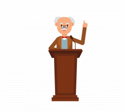 Professor Speaking on the Podium | Pinterest | Professor and Animation