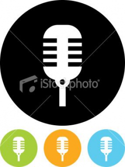 Microphone Vector icon isolated | Graphic | Vector icons ...
