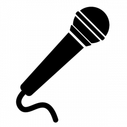 Microphone Musical note Silhouette - cartoon microphone png ...
