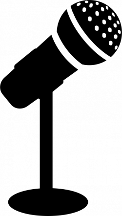 Microphone For A Singer Or A Conference Svg Png Icon Free Download ...