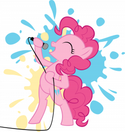 Image - Pinkie Pie holding the microphone.png | My Little Pony Fan ...