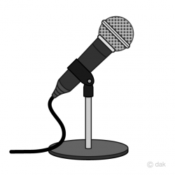 Desktop Microphone Clipart Free Picture｜Illustoon