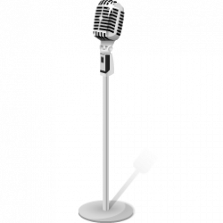 Chrome Mic With Stand Icon, PNG ClipArt Image | IconBug.com