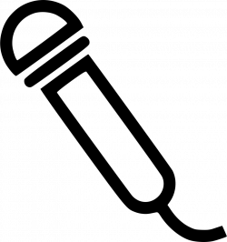 Mic With Wire Svg Png Icon Free Download (#497296) - OnlineWebFonts.COM