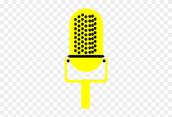 Yellow Microphone Clipart - Free Transparent PNG Clipart ...
