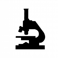 Microscope Silhouette Clipart transparent PNG - StickPNG