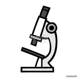 Cartoon Microscope Illustration