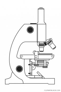 Microscope Outline Clipart - ClipartBlack.com